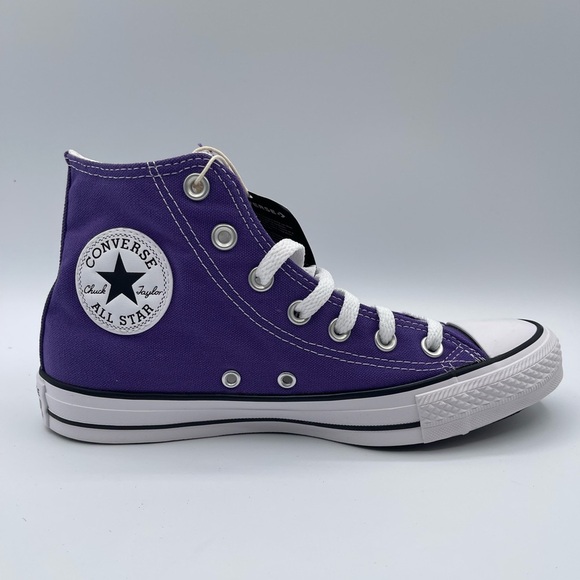 Converse Chuck Taylor All Star Electric Purple Unisex High Top Shoe M8 / W10 - Picture 1 of 8